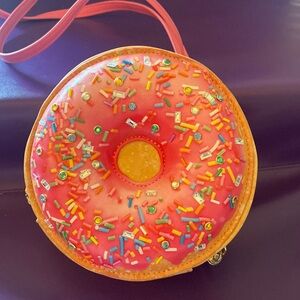 Betsey Johnson Pink Donut Purse